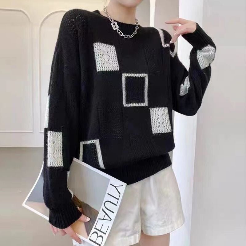 Portia | Chic Geometric Knit