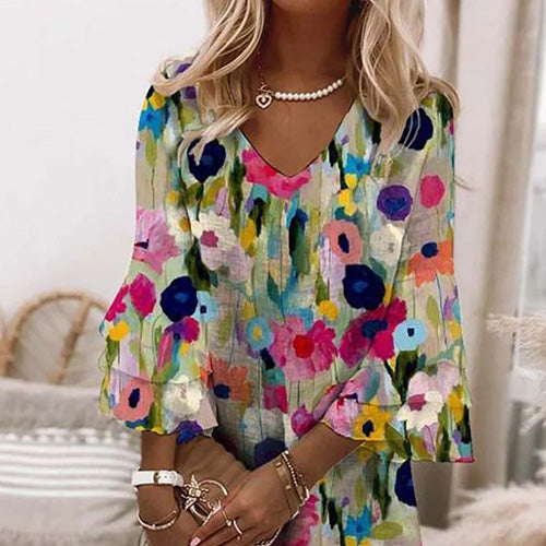Ellana | Lovely Floral Mini Dress