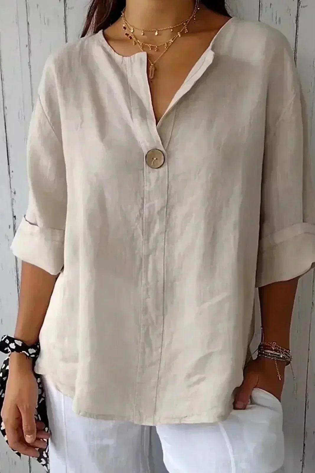 Beige (Almost sold out) / 5XL (22-24)