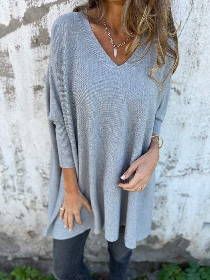 Amely | Batwing Knit Top