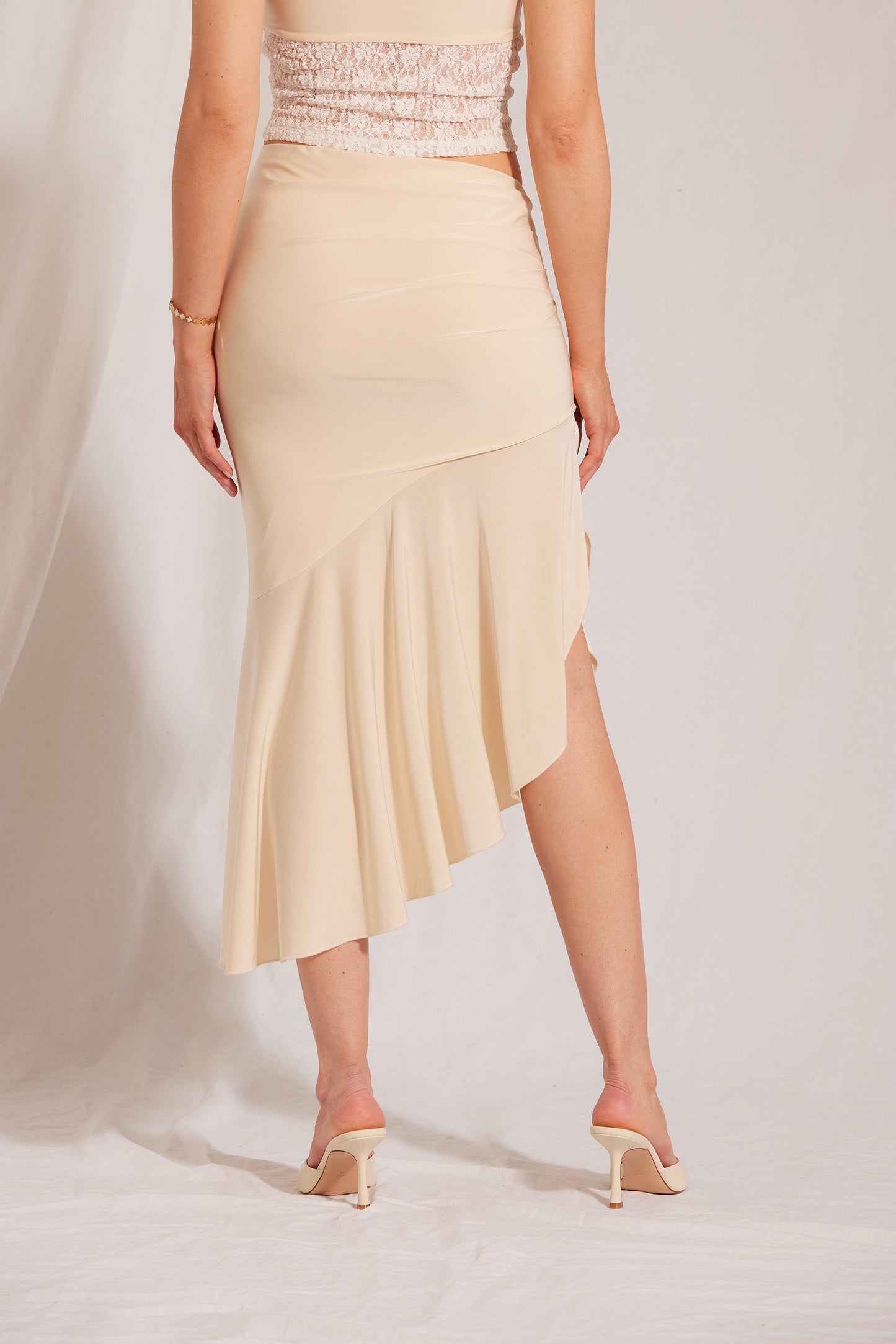Asymmetrical Midi Skirt BAHARI