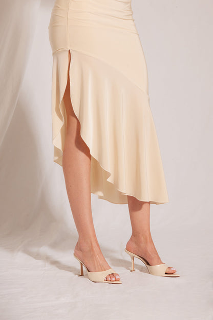 Asymmetrical Midi Skirt BAHARI