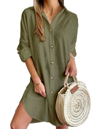 Beatrice | Chic Button Dress